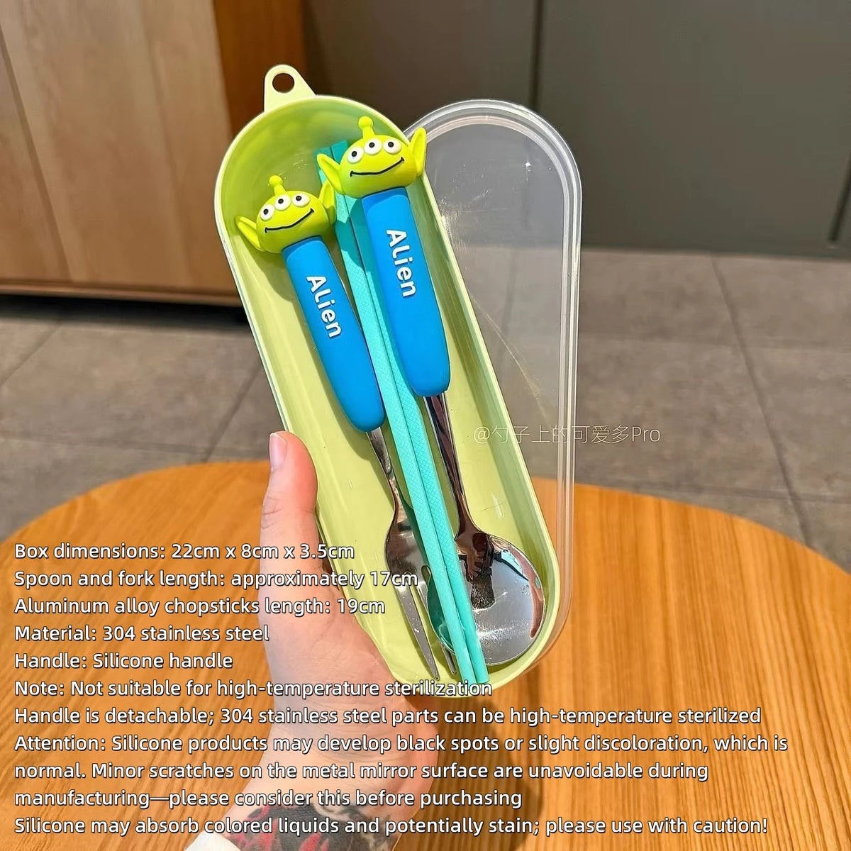 Character Children’s Cutlery Set with Travel Case