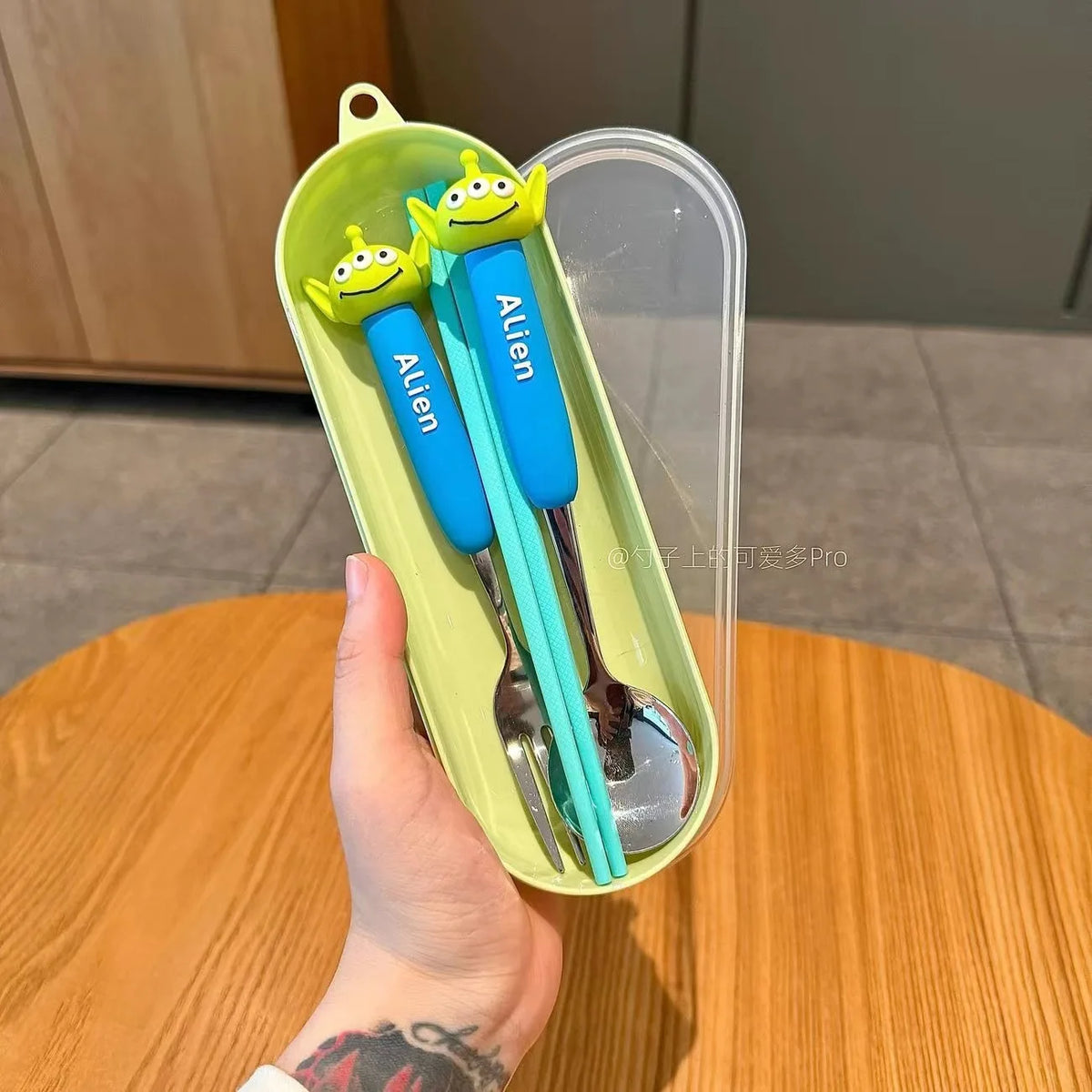 Character Children’s Cutlery Set with Travel Case