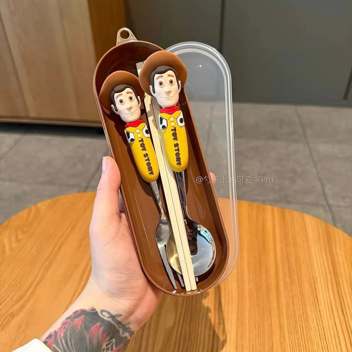 Character Children’s Cutlery Set with Travel Case
