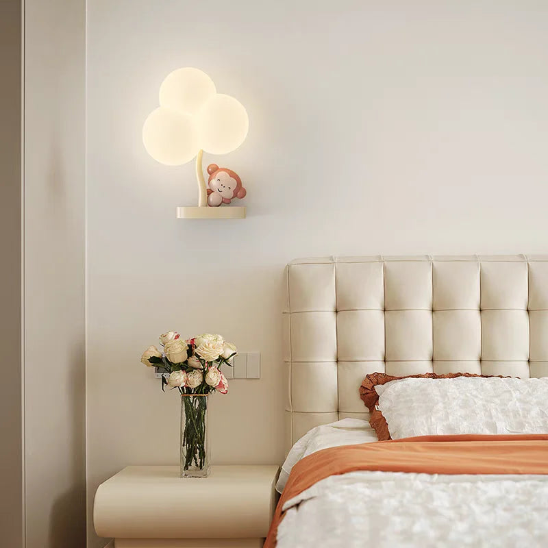 Children’s Cloud Wall Lamp – Warm LED Bedroom Light