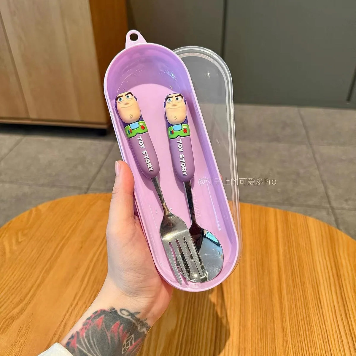 Character Children’s Cutlery Set with Travel Case