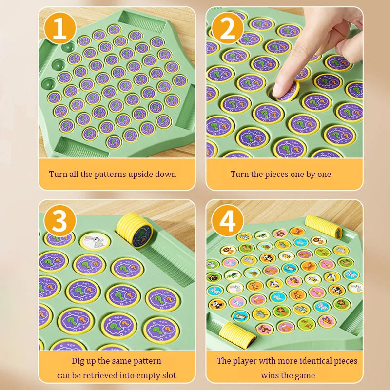 Kids’ Memory Match Board Game – Educational Learning Toy
