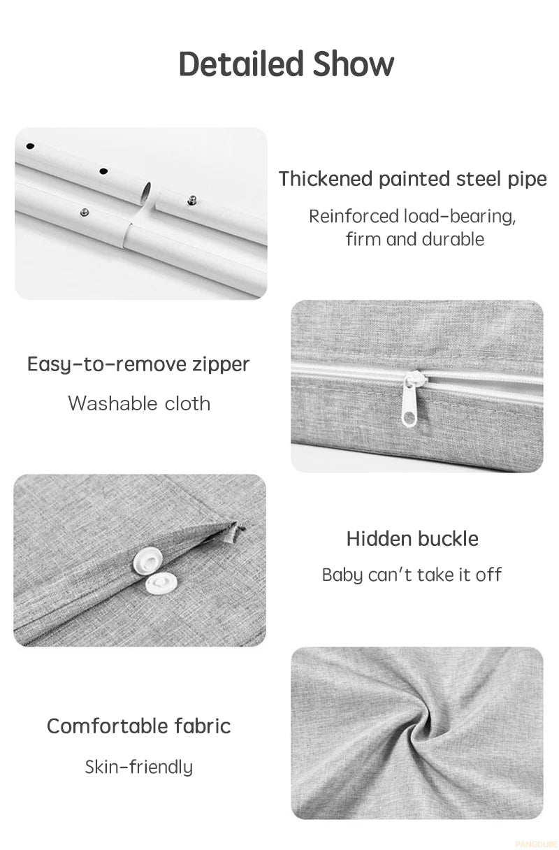 1pc 47cm Child Bed Barrier for Baby Bed Fence Railing for Children's Bed Protection Bed Rail Guard for Kids