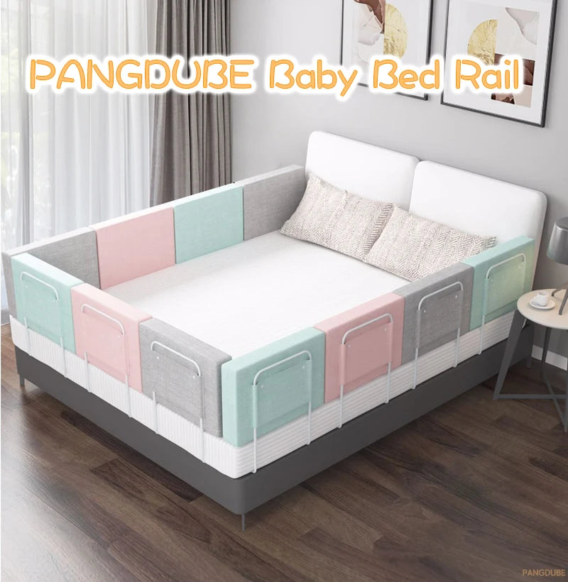1pc 47cm Child Bed Barrier for Baby Bed Fence Railing for Children's Bed Protection Bed Rail Guard for Kids
