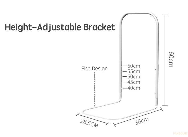 1pc 47cm Child Bed Barrier for Baby Bed Fence Railing for Children's Bed Protection Bed Rail Guard for Kids