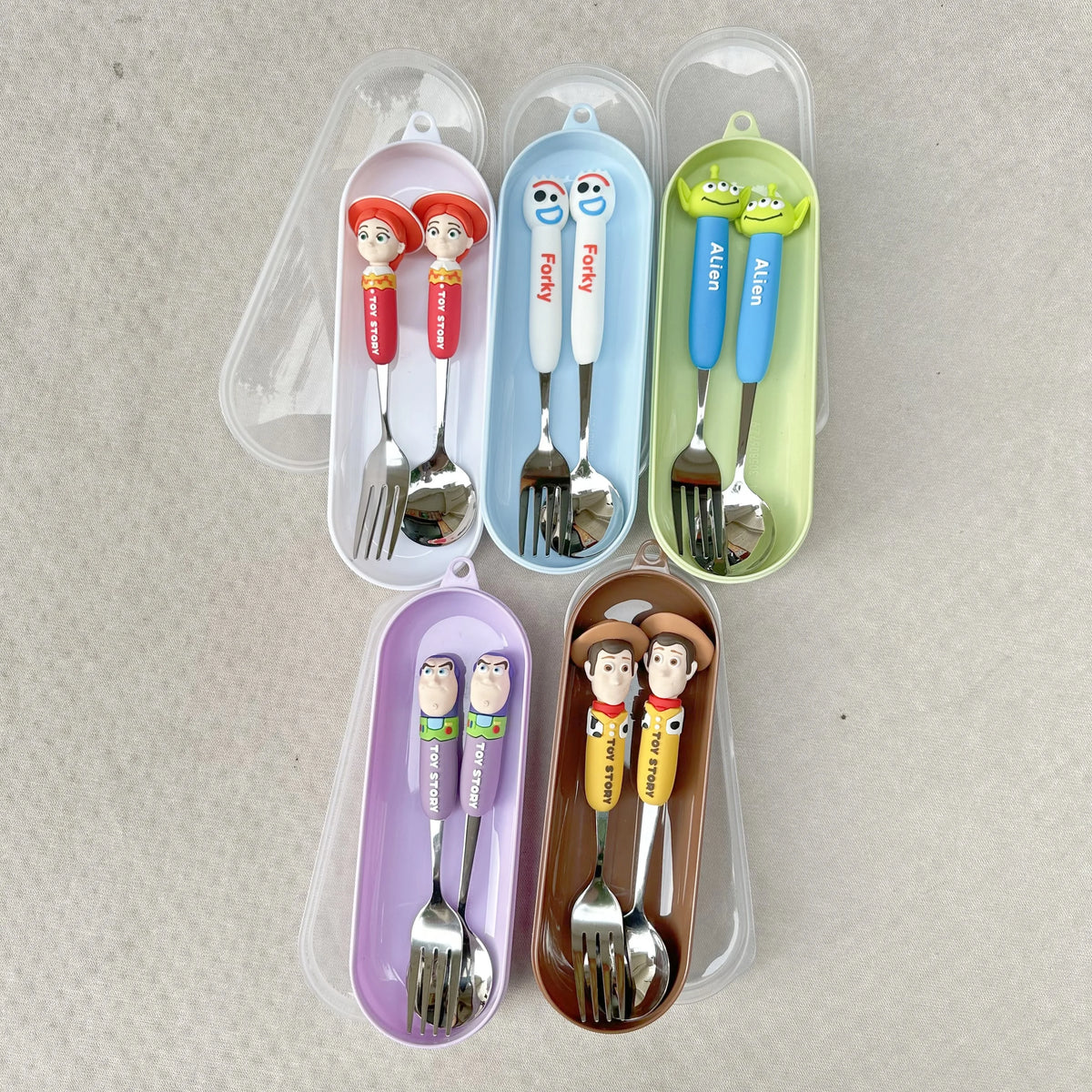Character Children’s Cutlery Set with Travel Case