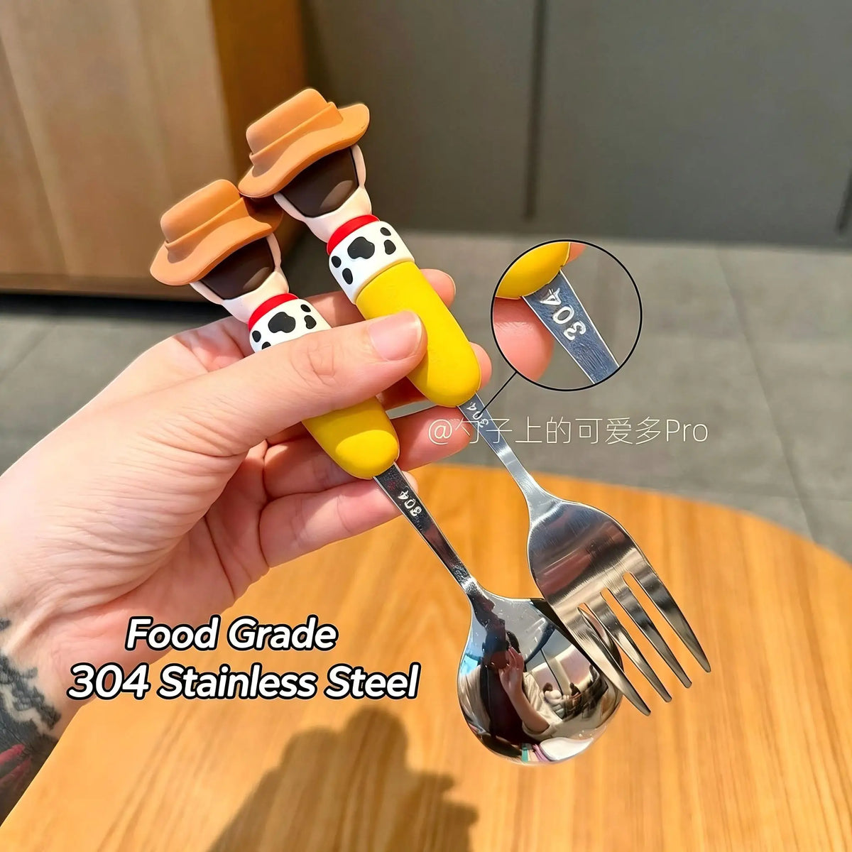 Character Children’s Cutlery Set with Travel Case