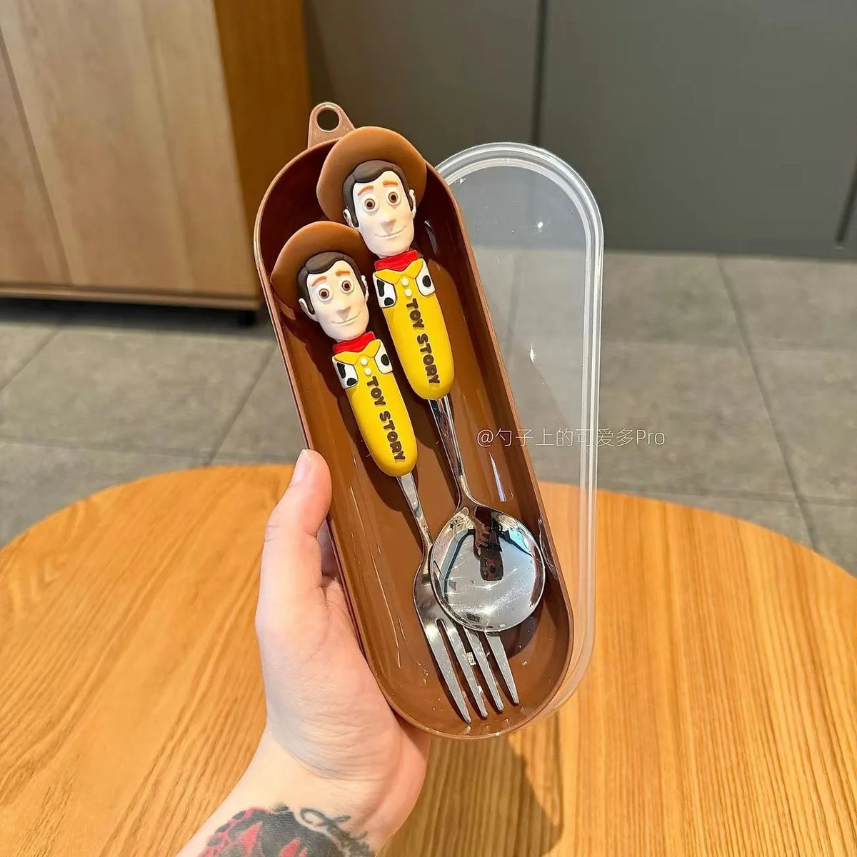 Character Children’s Cutlery Set with Travel Case