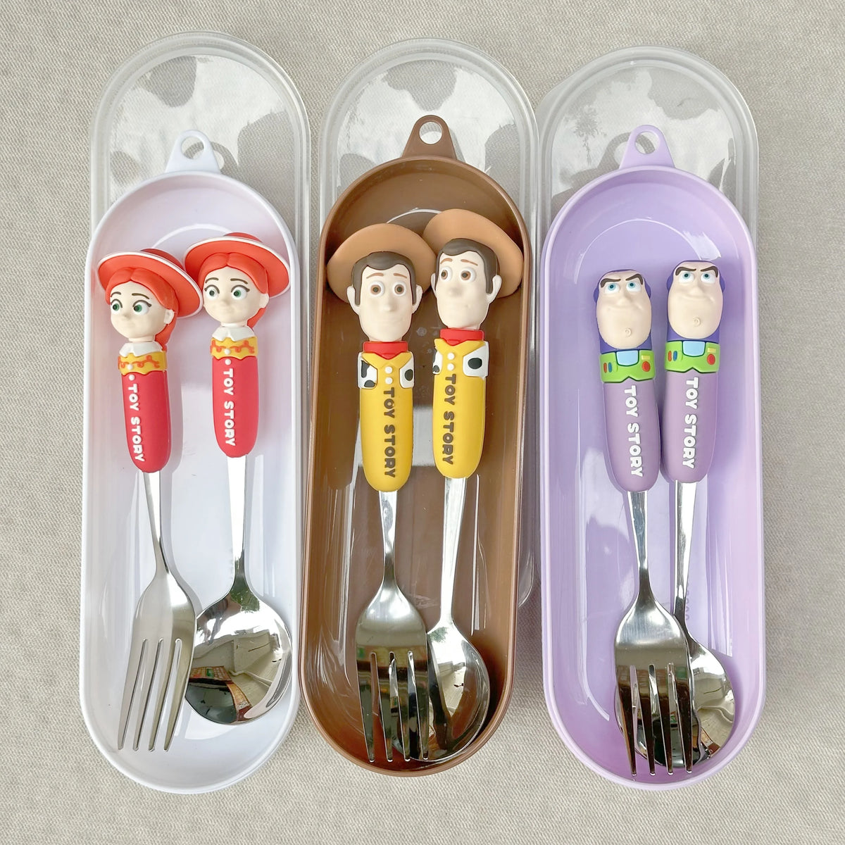 Character Children’s Cutlery Set with Travel Case