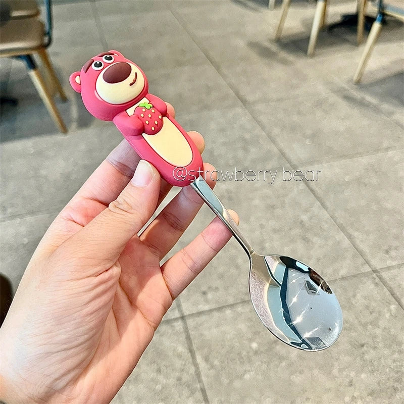 Character Children’s Cutlery Set with Travel Case