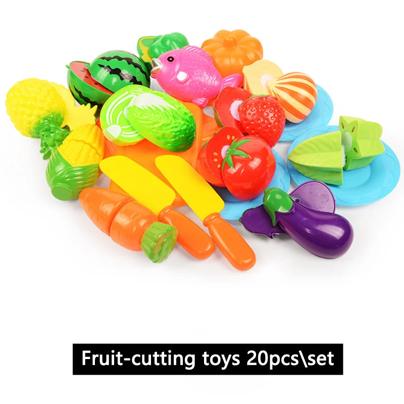 Fruit & Vegetable Felt Activity Board and Pretend Play Food Set