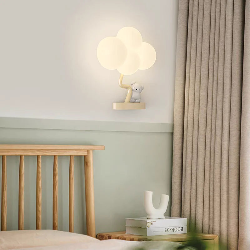 Children’s Cloud Wall Lamp – Warm LED Bedroom Light