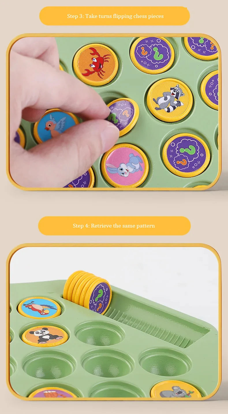 Kids’ Memory Match Board Game – Educational Learning Toy
