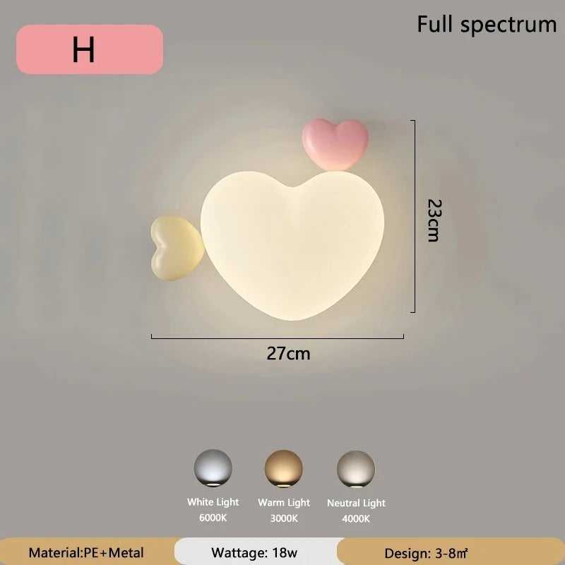 Children’s Cloud Wall Lamp – Warm LED Bedroom Light