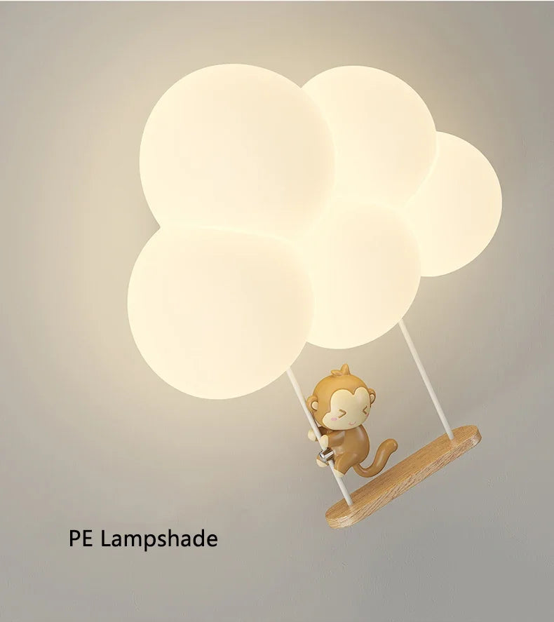 Children’s Cloud Wall Lamp – Warm LED Bedroom Light