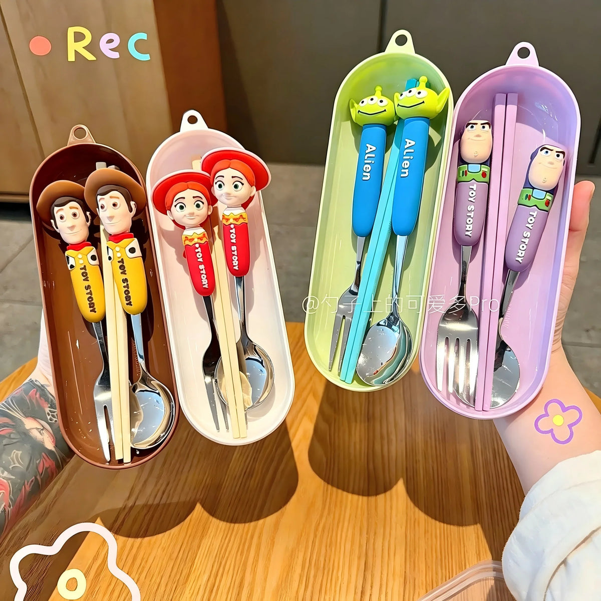 Character Children’s Cutlery Set with Travel Case